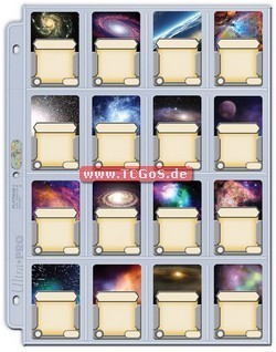 Ultra PRO 16er Pocket Pages for Board Games "Display - topload" (100/Brettspiel Format)